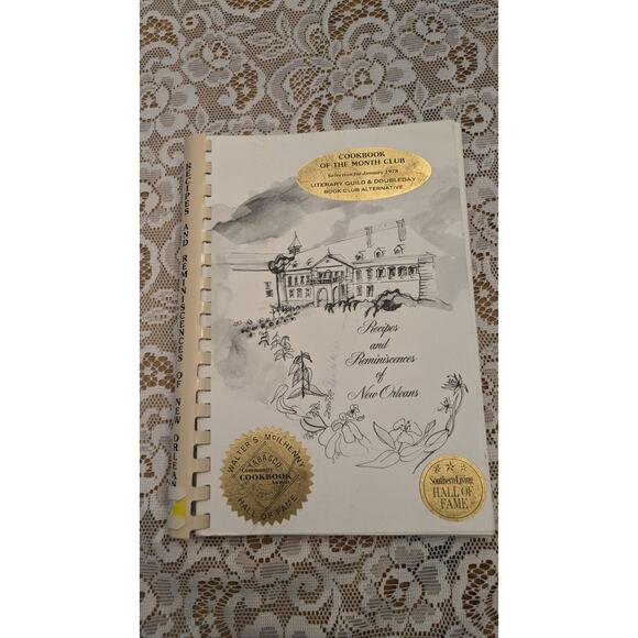 Recipes and Reminiscences of New Orleans, Spiral Bound, Excellent Condition - Picture 7 of 7